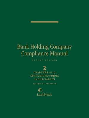 cover image of Bank Holding Company Compliance Manual